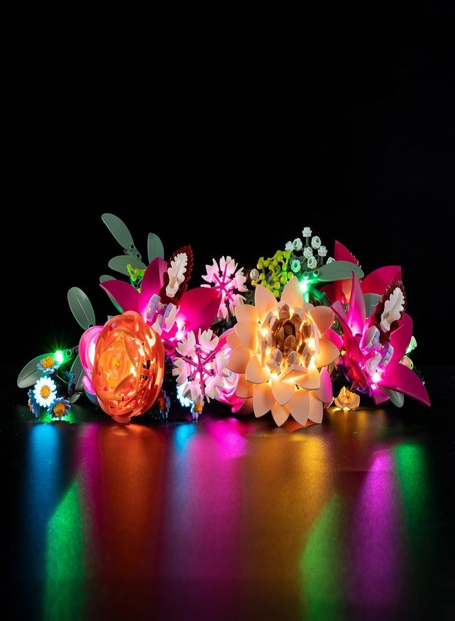 Kyglaring LED Light Kit Compatible with Lego 10342 Set, Lighting Accessories for Botanicals Pretty Pink Flower Bouquet, Lights Only (Model Not Included), Classic Version. - Image 1